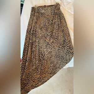 Cheetah Maxi Skirt Vintage Brandy Melville